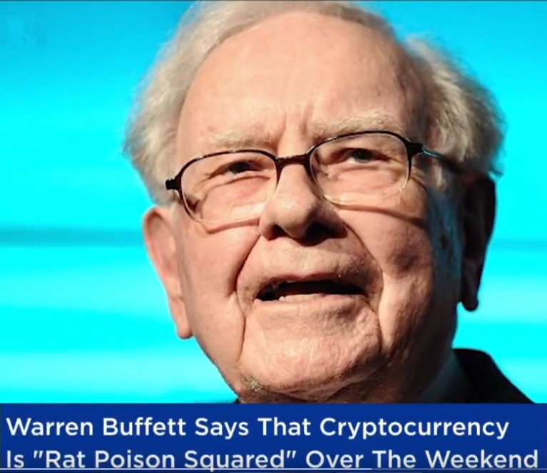 Buffet Calls Cryptocurrencies “Rat Poison”